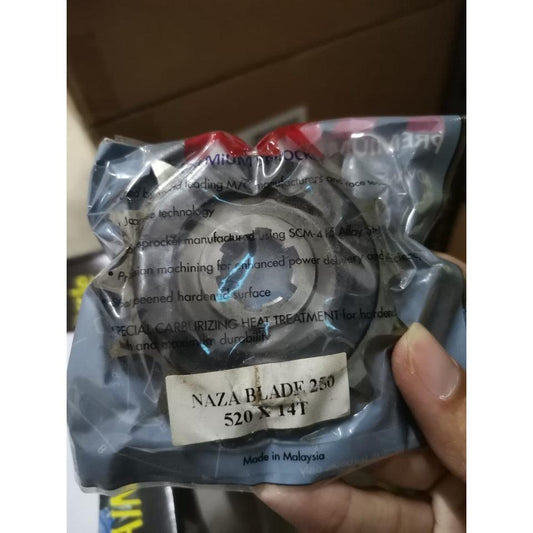 RK Premium Front Sprocket for Naza Blade 250 (520 x 14T) - Durian Bikers