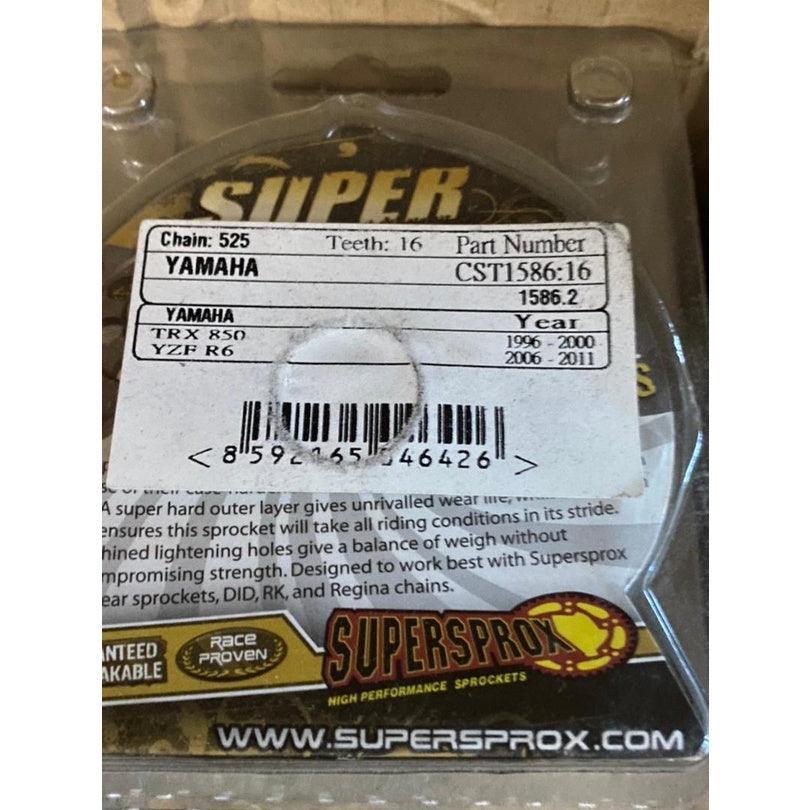 Supersprox Counter Shaft Sprocket for Yamaha YZF R6 (CST-1586:16.2) - Durian Bikers