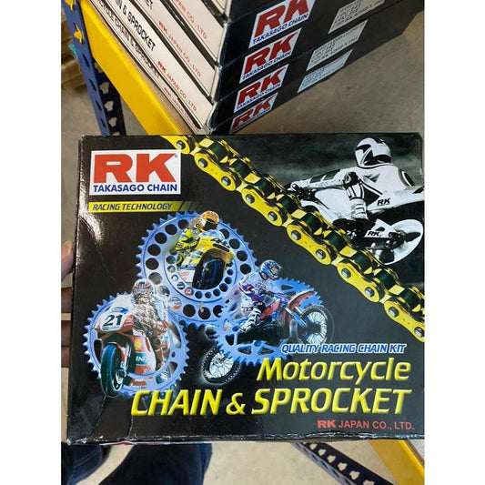 RK Chain & Sprocket Kit for Modenas Jaguh (15T, 40T / 42T) - Durian Bikers