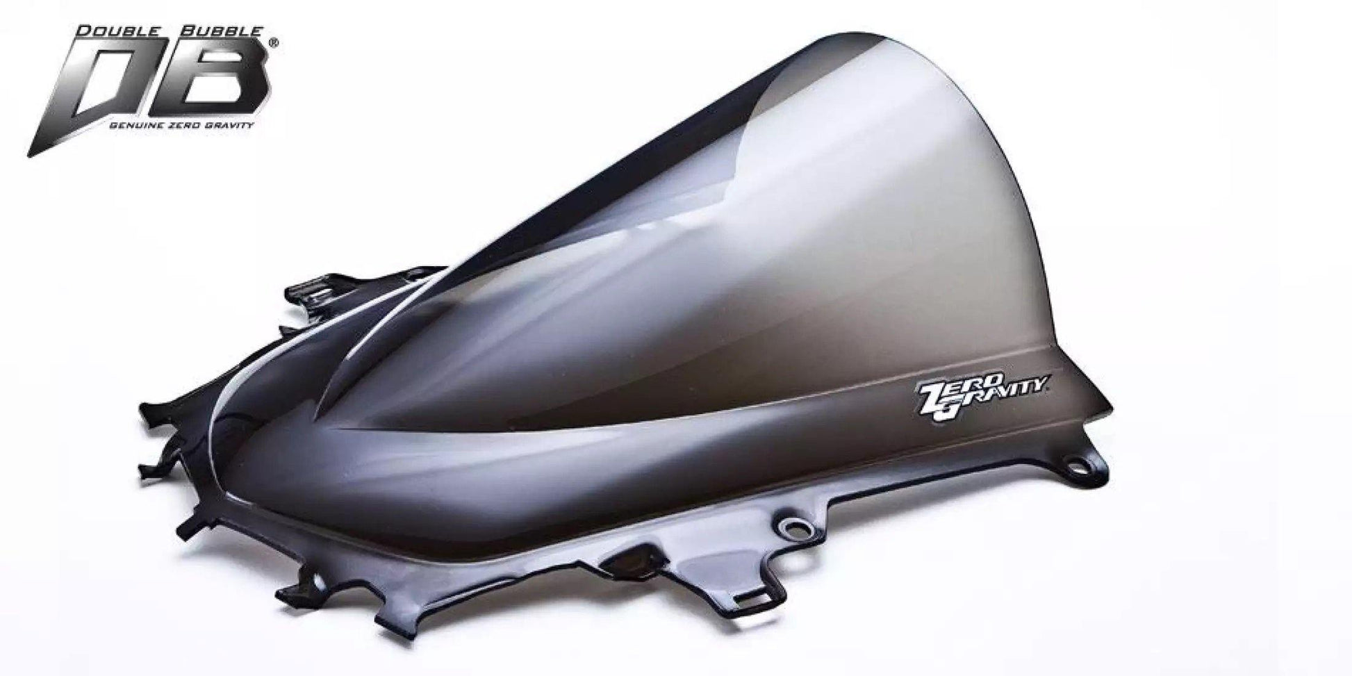 Zero Gravity Double Bubble Windscreen fits for Yamaha YZF R1M / R1 / R1S ('15-'18) (Light Smoke) - Durian Bikers