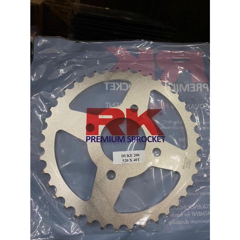 RK Premium Sprocket for KTM Duke 200 (520 x 40T / 42T) - Durian Bikers