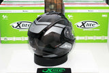 X-Lite X-1004 Ultra Carbon Charismatic N-Com (13 Glossy Black Chin Guard) - Durian Bikers