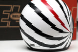 Bell Custom 500 (Vertigo Gloss White/Black/Red) - Durian Bikers