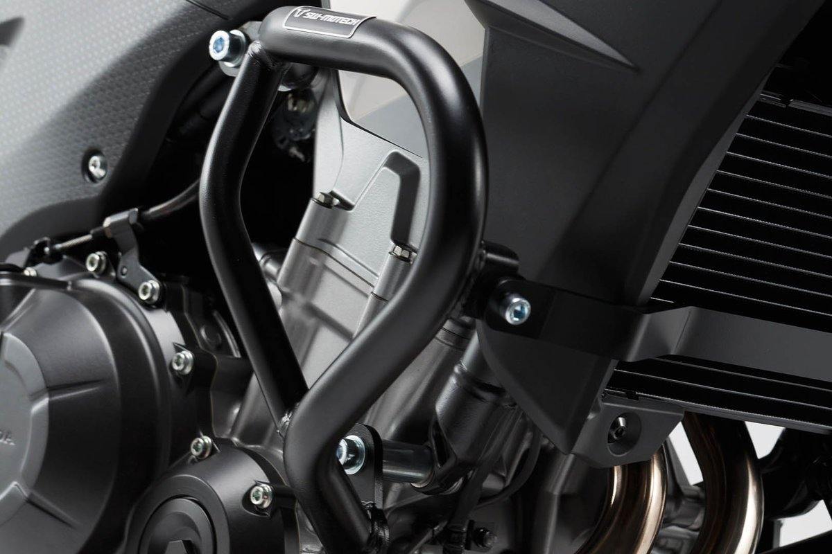 SW Motech Crash Bar (Black) fits for Honda CB 500 X ('13-'15) - Durian Bikers