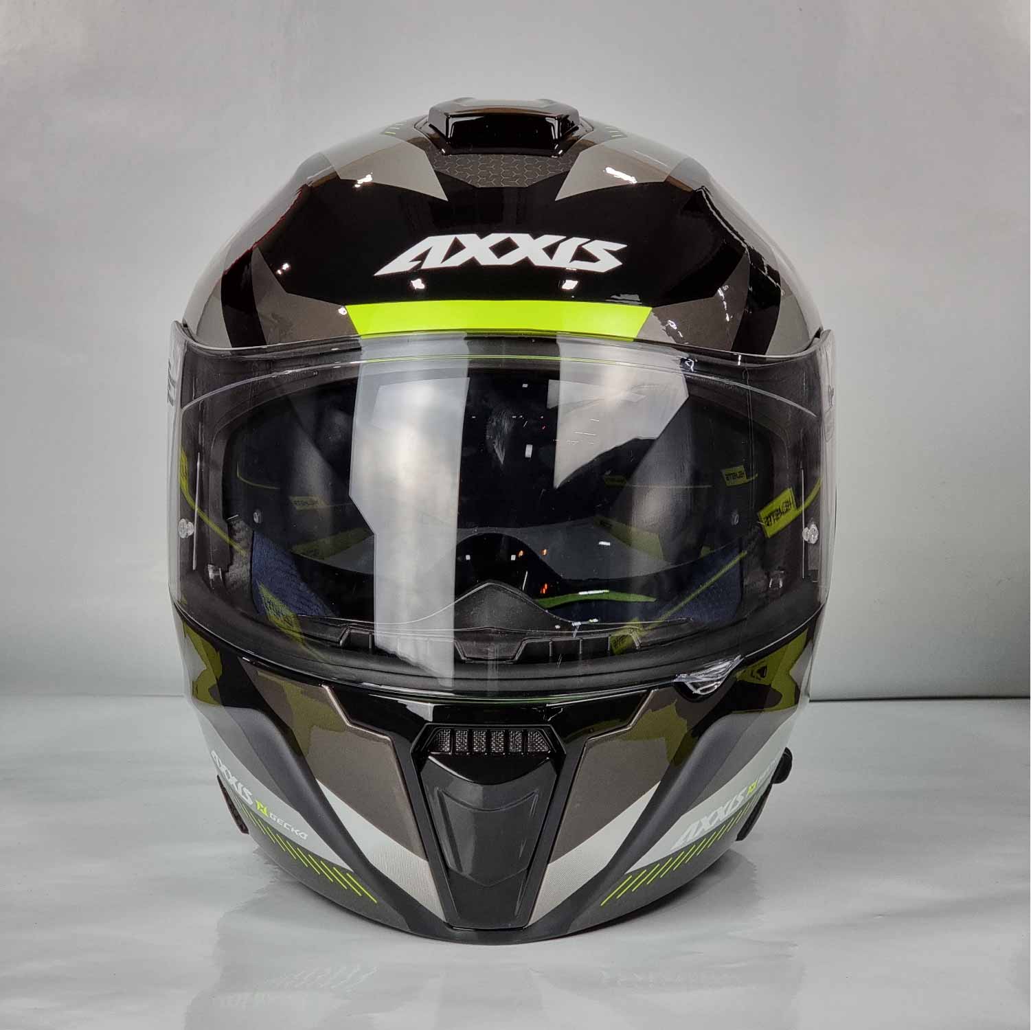 mt axxis helmet visor Axxis Helmet Gecko Shield (B2 Gloss Gray) – Durian Bikers