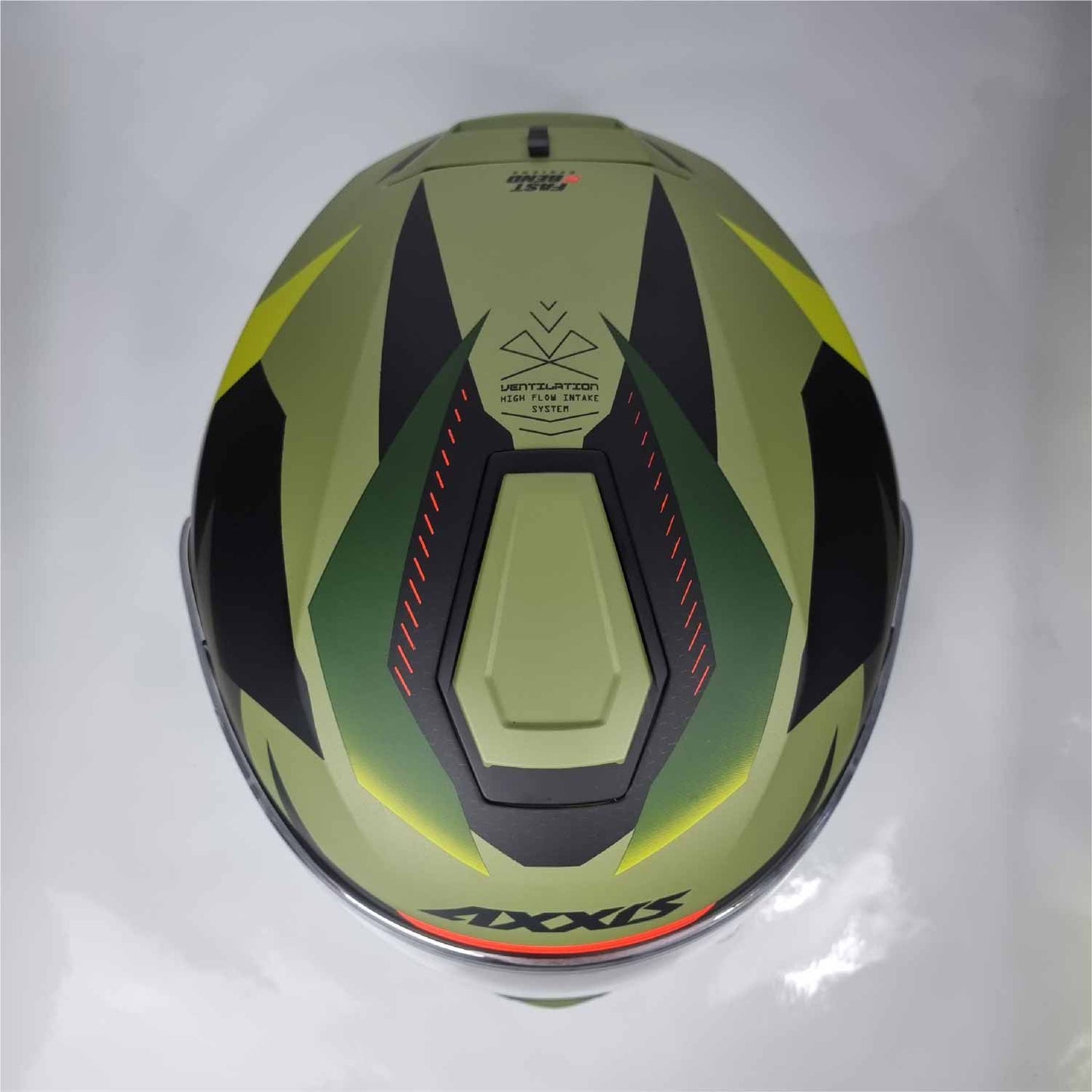 Axxis Helmet Gecko Shield (F6 Matt Green)