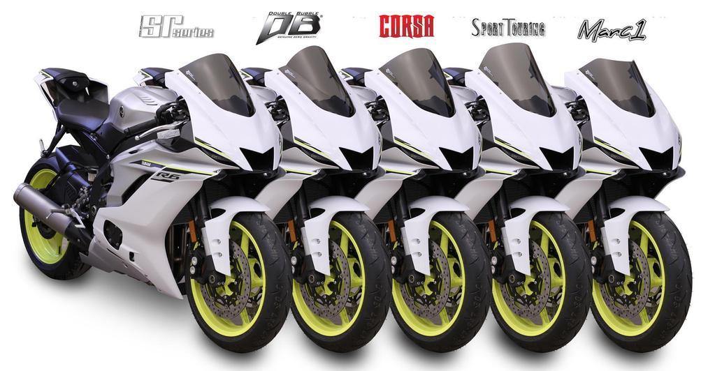 Zero Gravity Sport Touring Windscreen fits for Yamaha YZF-R6 ('17-'20) (Light Smoke) - Durian Bikers