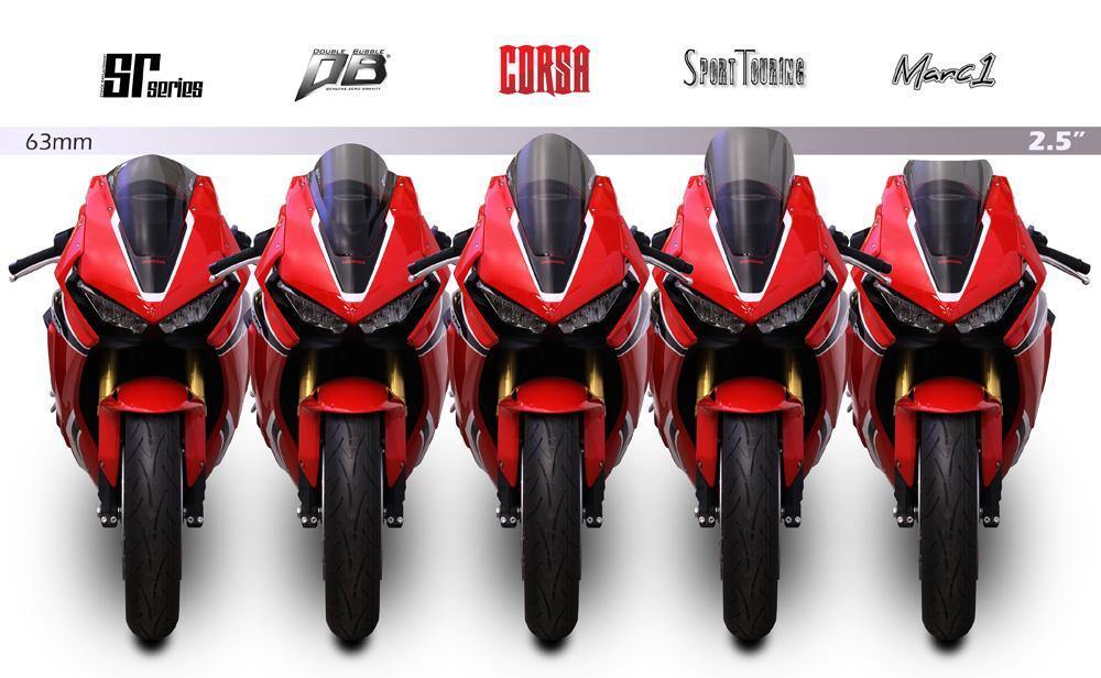 Zero Gravity Sport Touring Windscreen fits for Honda CBR1000RR ('17-'21) (Light Smoke) - Durian Bikers