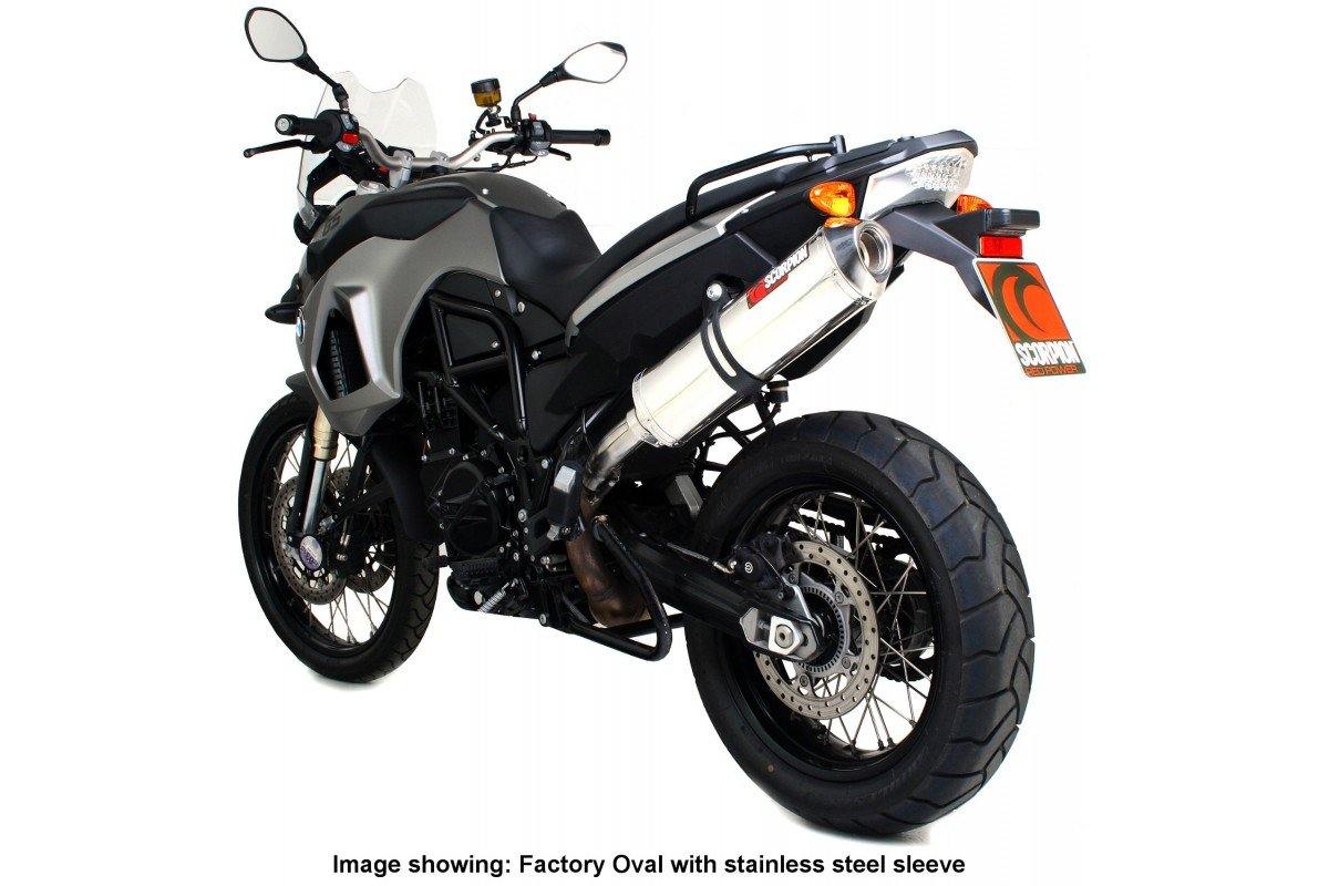 Scorpion Exhaust fits for BMW F800 GS ('08-'17) (Factory Oval Slip On) - Durian Bikers