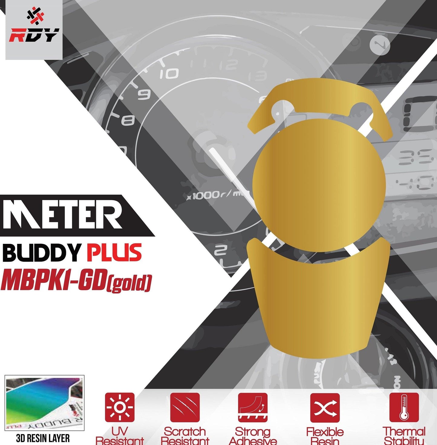 RDY Meter Buddy Plus fits for Kawasaki ZX6R / ZX25R / Ninja / Z 1000 SX / Ninja 650 / Ninja 400 / Ninja 250 / Versys X 250 / 300 - Durian Bikers