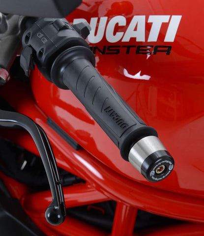 R&G Bar End Sliders fits for Ducati Monster 1200R ('16-), Monster 1200S ('17-), Supersport / S ('17-'20), Supersport 950 ('21-) & Monster 950 Plus ('21-) - Durian Bikers