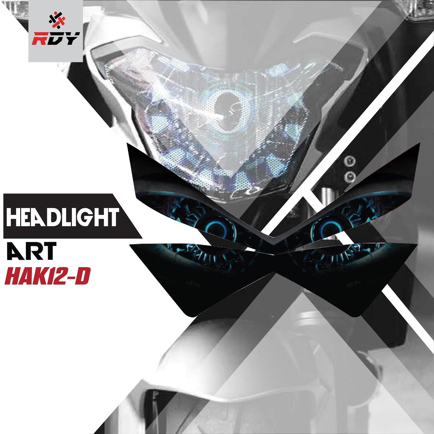 RDY Headlight Art fits for Kawasaki Z800 - Durian Bikers