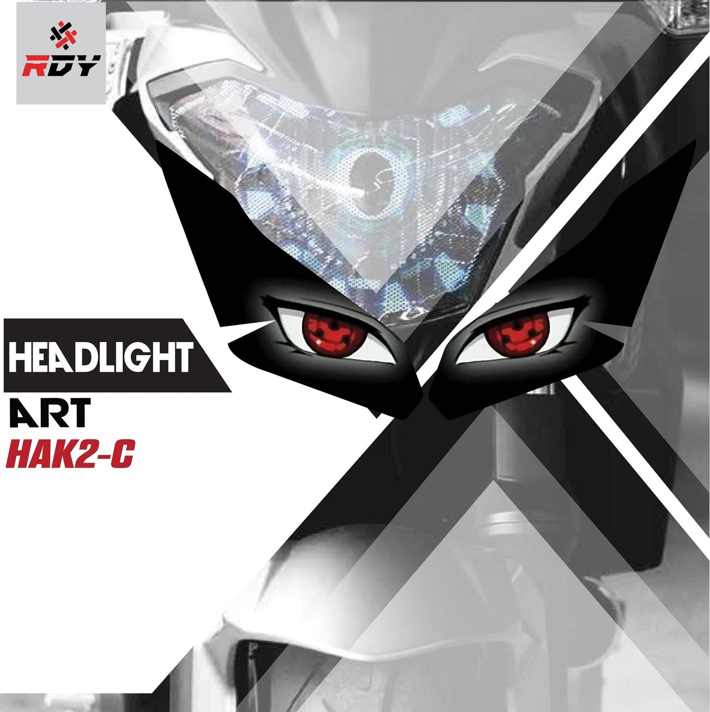 RDY Headlight Art fits for Kawasaki Ninja 250 - Durian Bikers