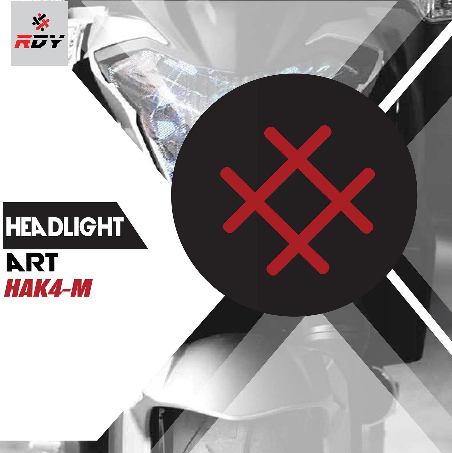 RDY Headlight Art fits for Kawasaki VN900 - Durian Bikers