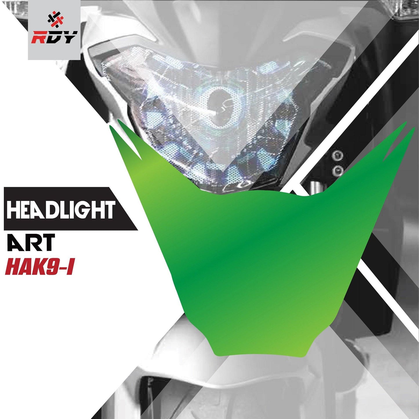 RDY Headlight Art fits for Kawasaki Z125 - Durian Bikers