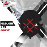 RDY Headlight Art fits for Suzuki VStrom - Durian Bikers