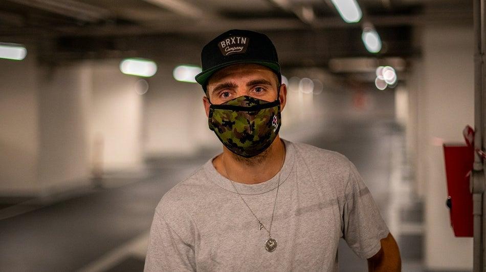 Muc Off Reusable Face Mask (Camo) - Durian Bikers