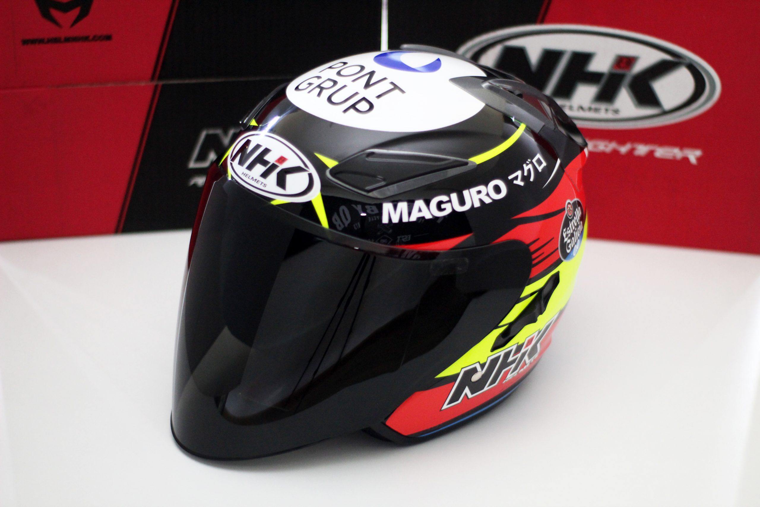 Nhk half deals face helmet