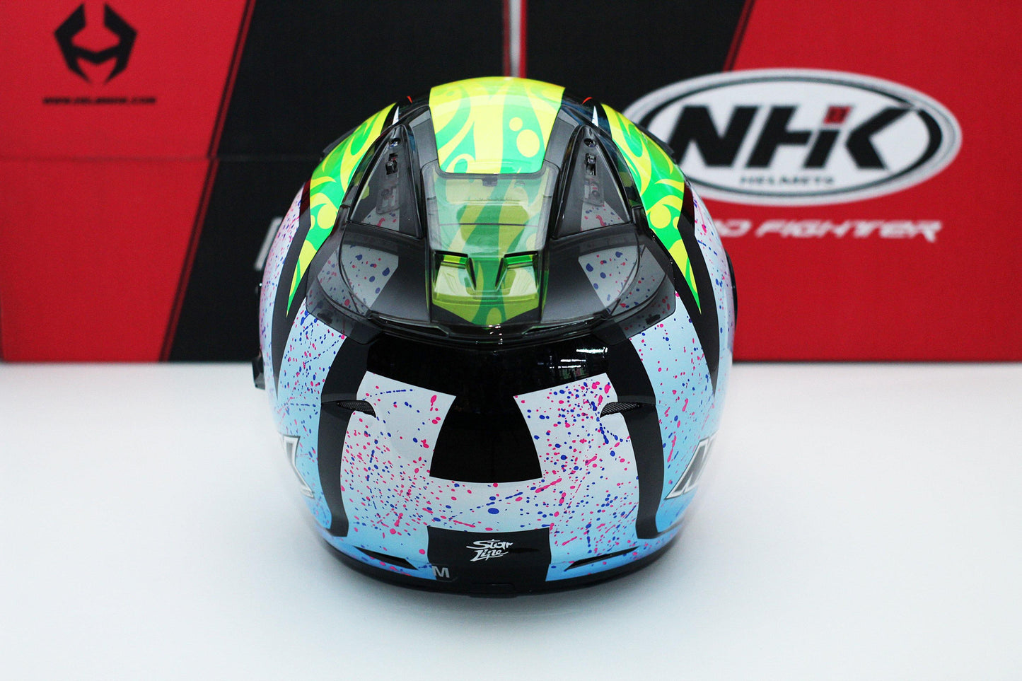 NHK R1 v2.0 Karel Winter (Black/Blue Glossy) - Durian Bikers