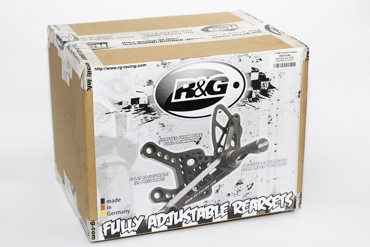 R&G Adjustable Road Rearsets fits for BMW S1000RR, HP4 & S1000R - Durian Bikers