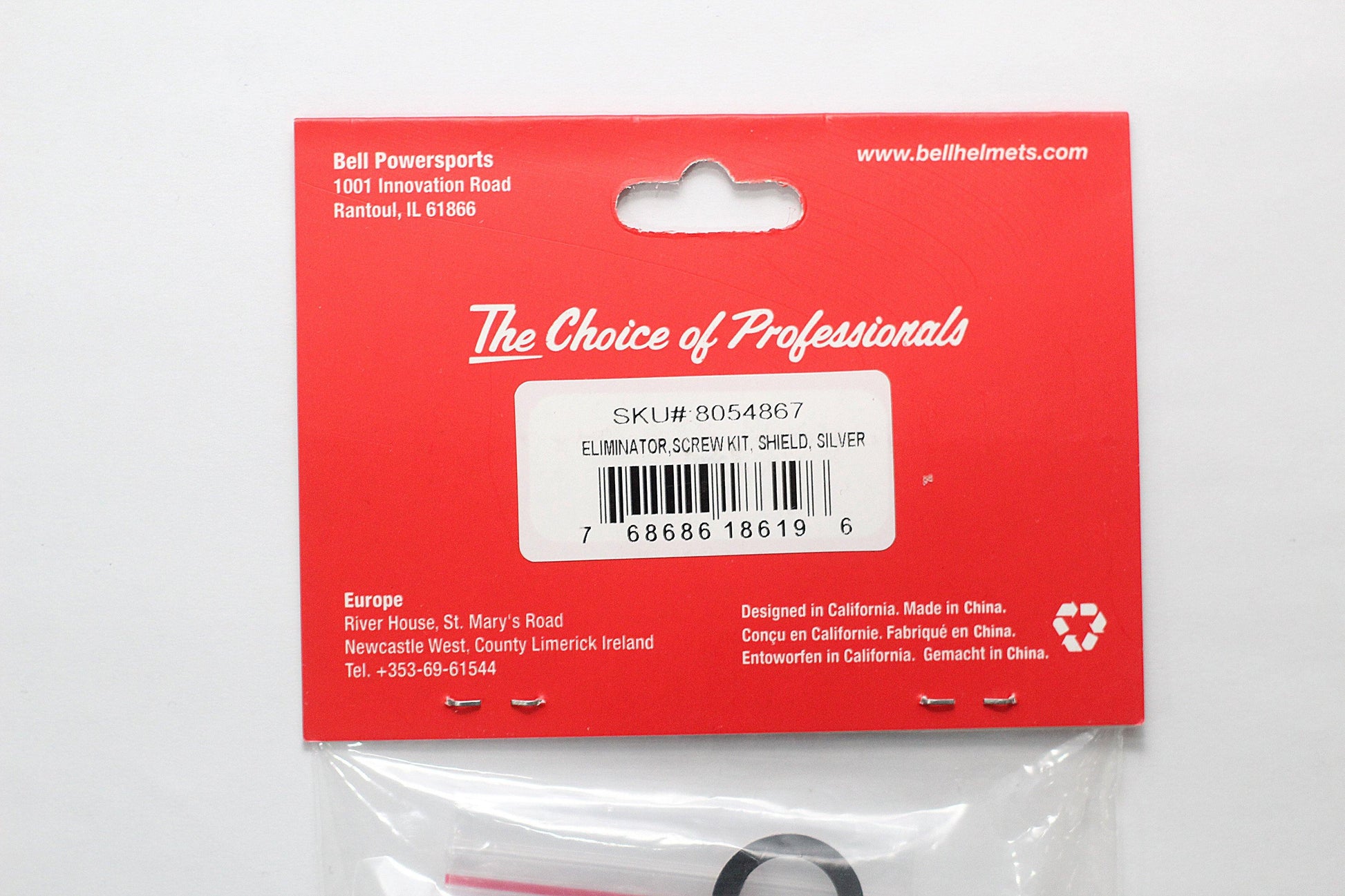 Bell Eliminator (Screw Kit) (Silver) - Durian Bikers