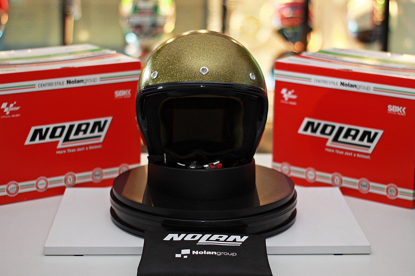 Nolan N21 Durango (42 Gold Flake) - Durian Bikers