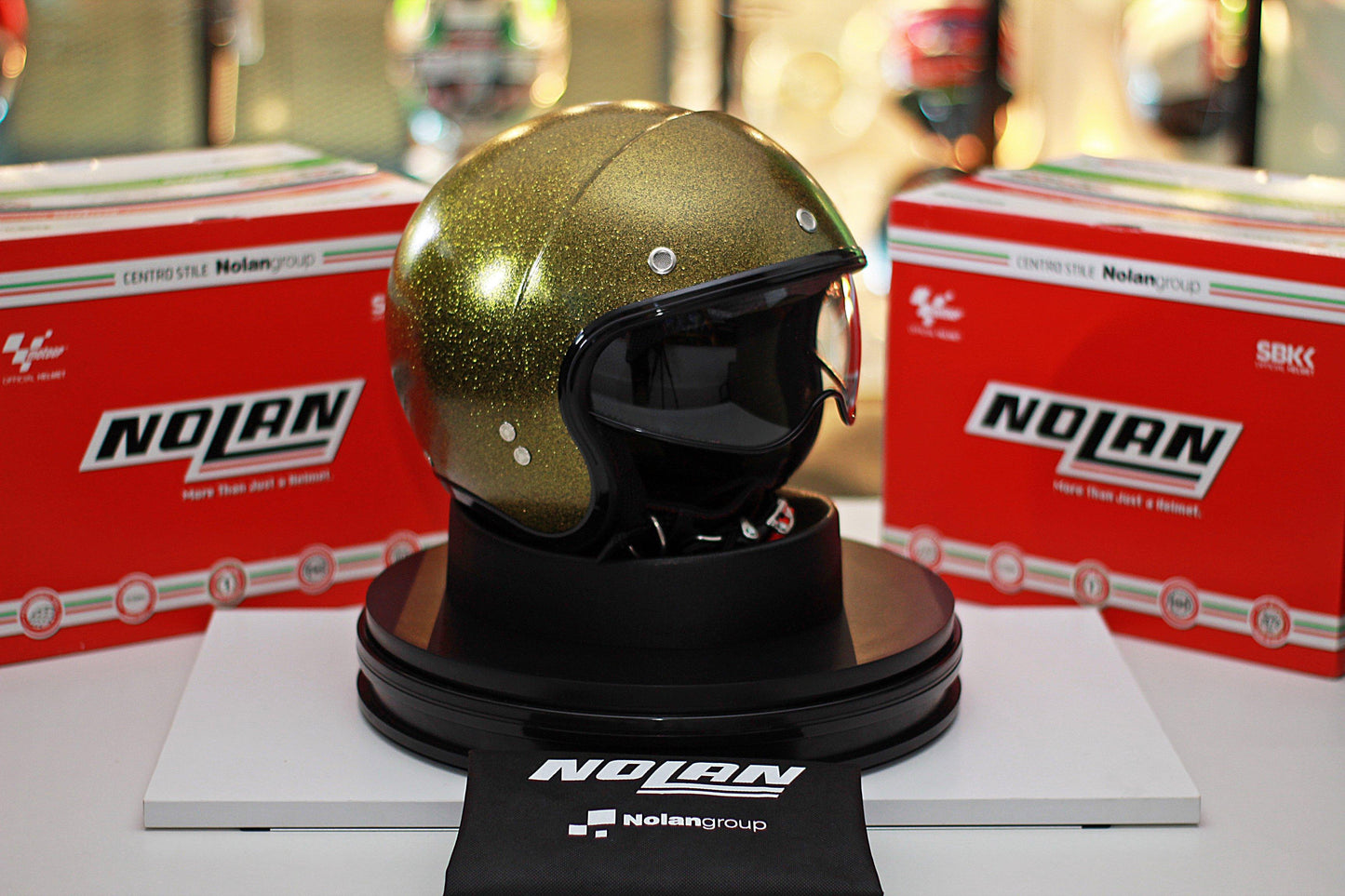 Nolan N21 Durango (42 Gold Flake) - Durian Bikers