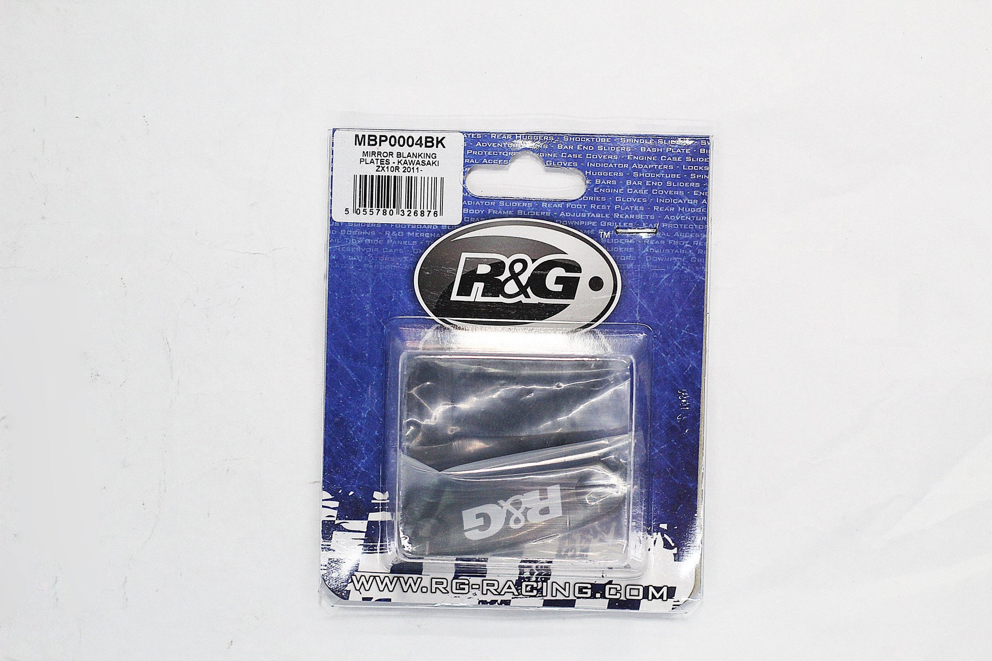 R&G Mirror Blanking Plates fits for Kawasaki ZX10R ('11-'15) - Durian Bikers