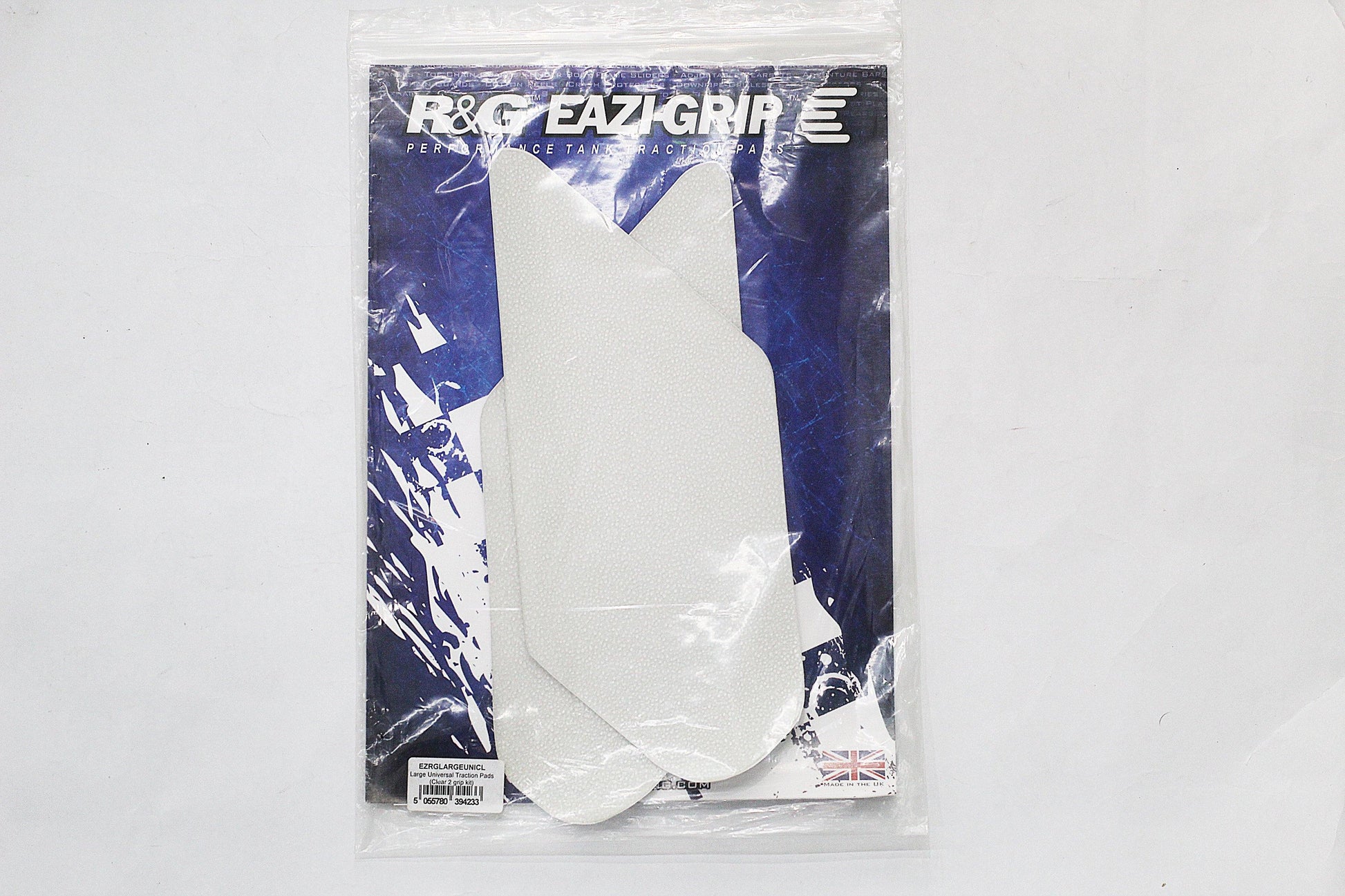 R&G Tank Traction Grip fits for Universal Bikes (Large - Clear) - Durian Bikers