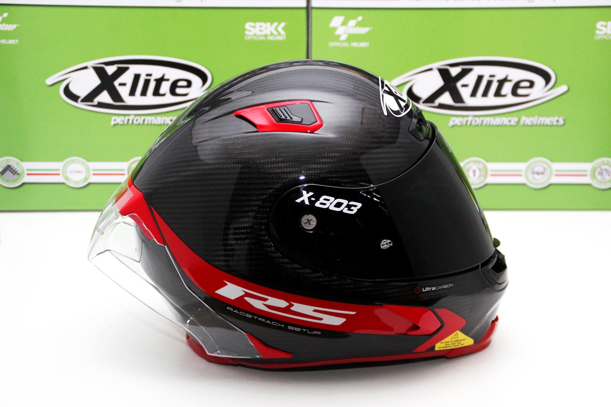X-Lite X-803 RS Ultra Carbon Hot Lap (13 Carbon) - Durian Bikers