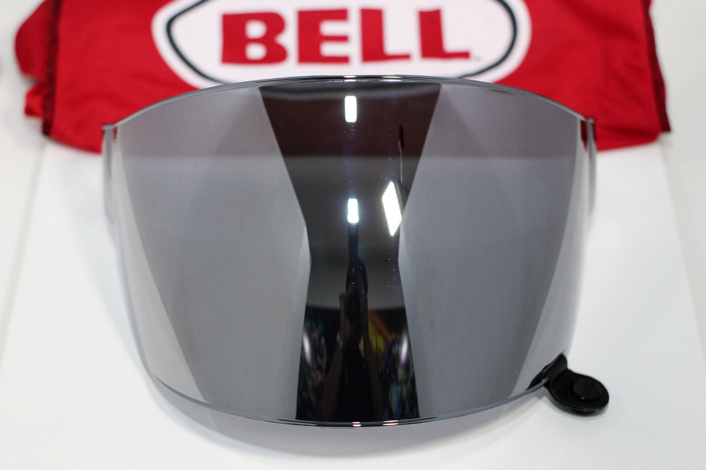 Bell Bullitt Visor (Flat Dark Silver Iridium) - Durian Bikers