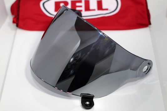 Bell Bullitt Visor (Flat Dark Silver Iridium) - Durian Bikers