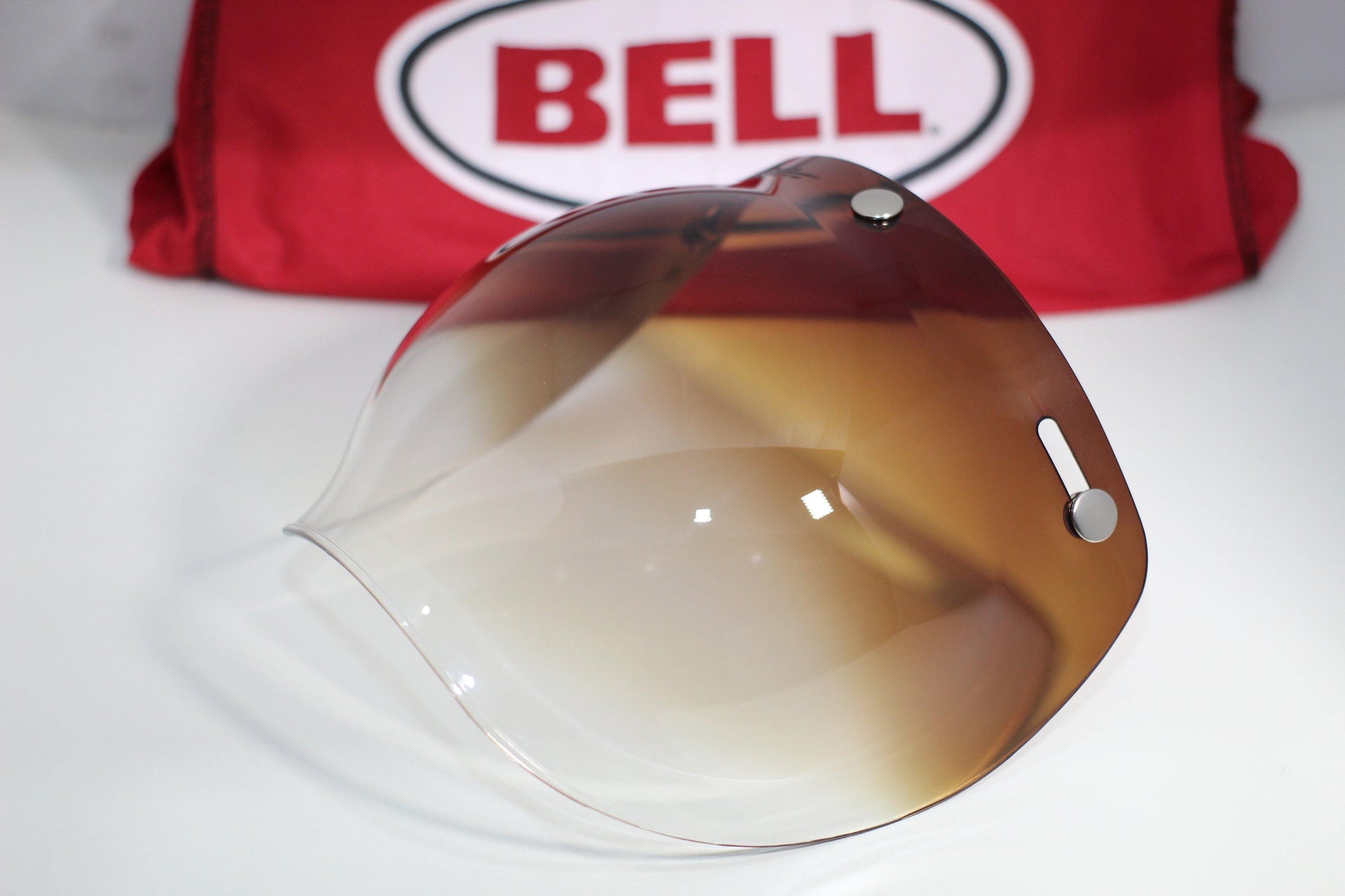 bell helmet bubble visor Bell PS-3 Snap Visor (Bubble Shield Amber Gradient) – Durian Bikers