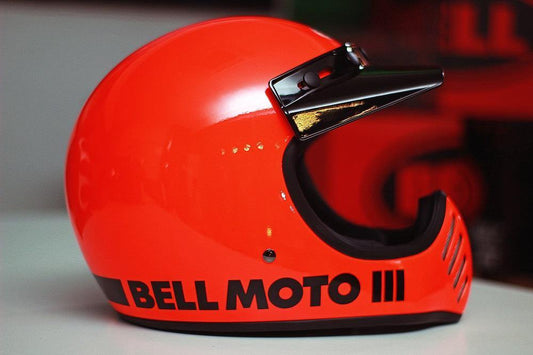 Bell Moto-3 (Classic Hi-Viz Orange) - Durian Bikers
