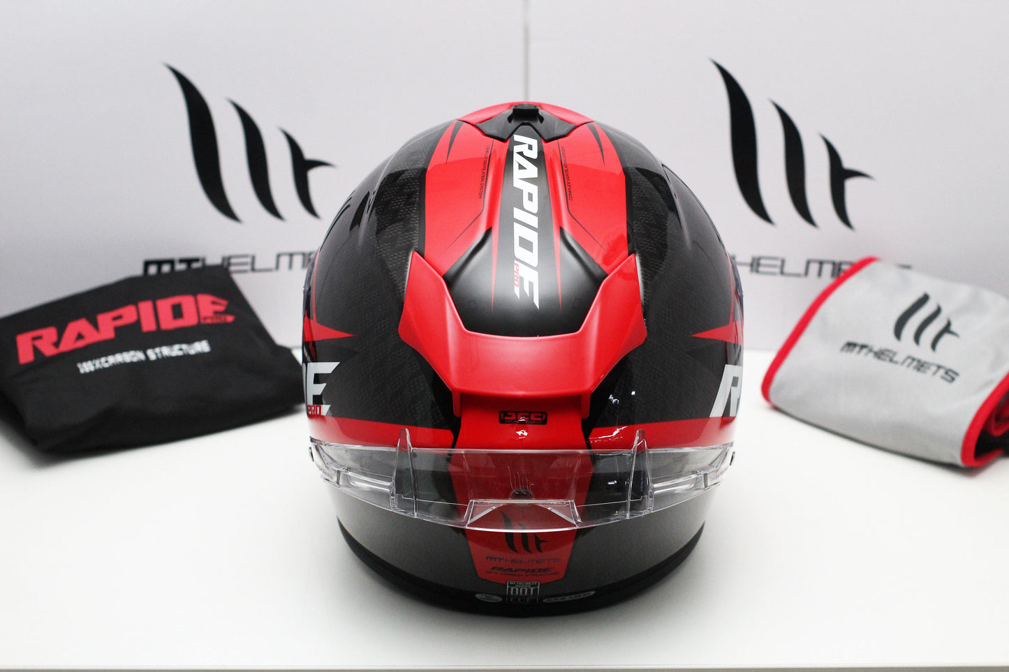 MT Rapide Pro Carbon (Gloss Red) - Durian Bikers