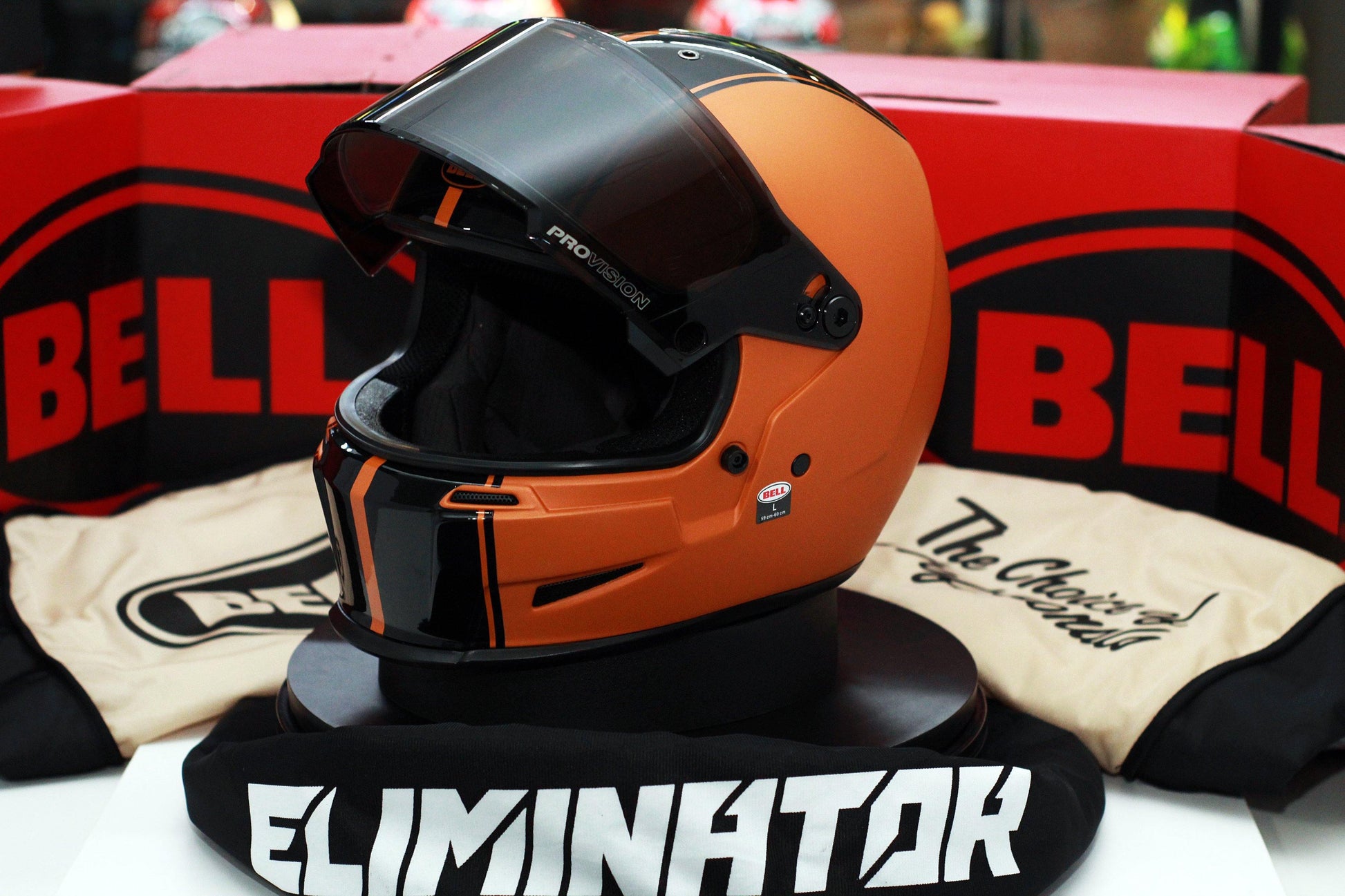 bell drifter helmet diablo orange black Bell Helmet Eliminator (Rally Matte/Gloss Black/Orange) – Durian Bikers