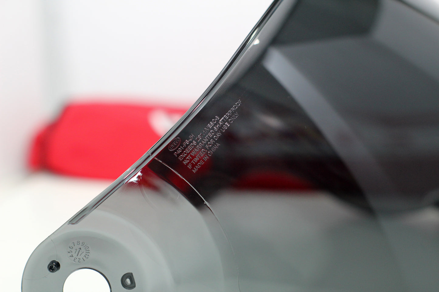 Bell Bullitt Visor Sparepart (Flat Dark Smoke) (Brown Tab)