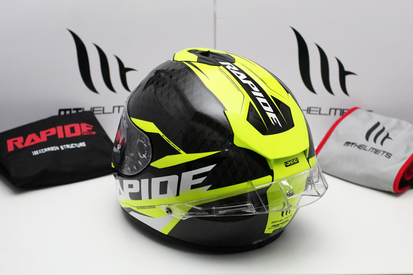 MT Rapide Pro Carbon (Gloss Fluor Yellow) - Durian Bikers