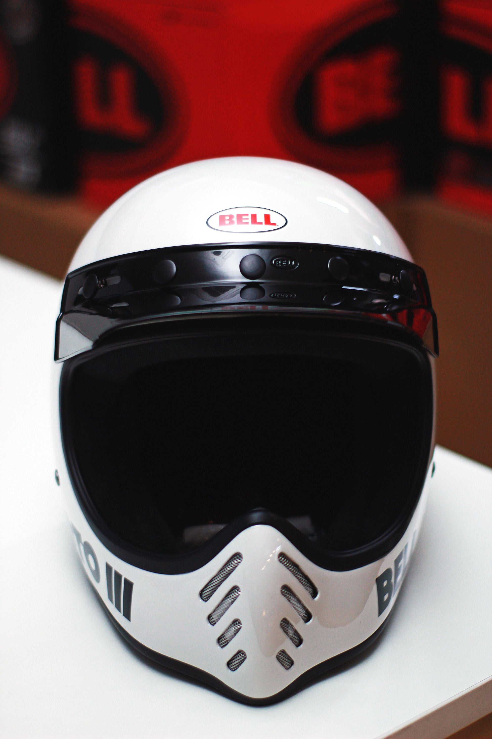 bell bmx 3 helmet Bell Helmet Moto-3 (Classic White) – Durian Bikers