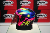 NHK R1 v2.0 Azlan Shah (Pink Flo/Blue Glossy) - Durian Bikers