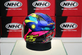 NHK R1 v2.0 Azlan Shah (Pink Flo/Blue Glossy) - Durian Bikers