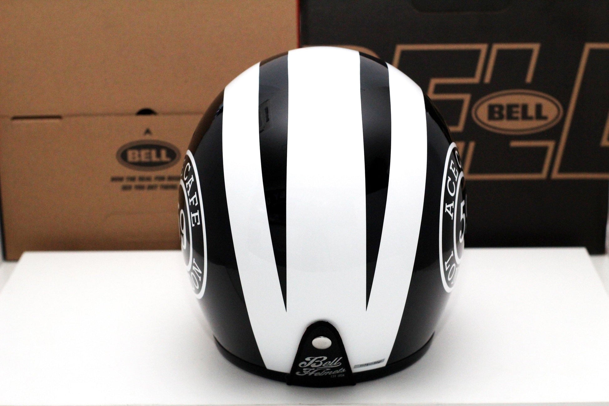 Bell Custom 500 (Ace Cafe 59 Black/White) - Durian Bikers