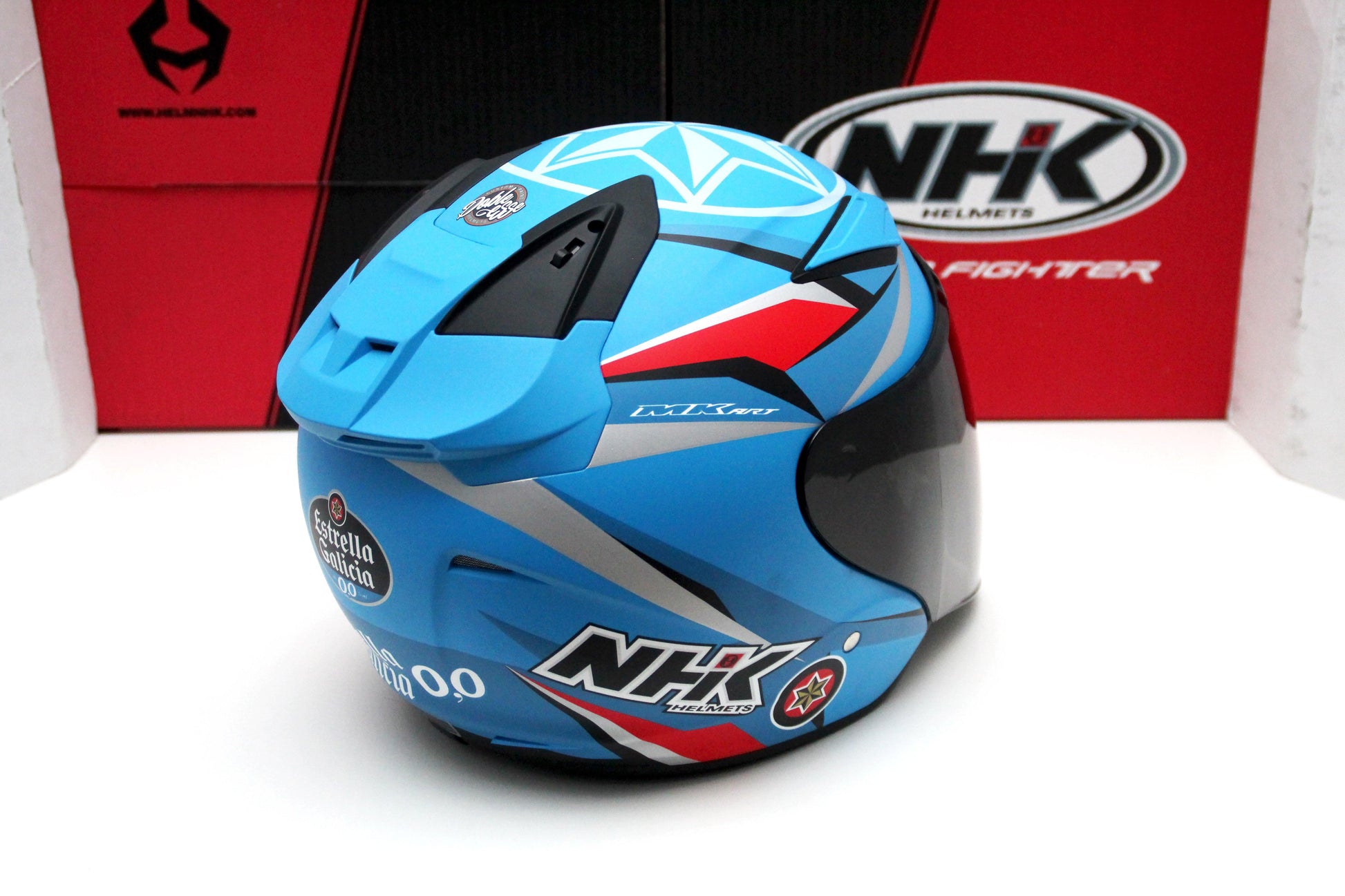 NHK R1 v2.0 Estrella Galicia (Blue Estrella Doft) - Durian Bikers