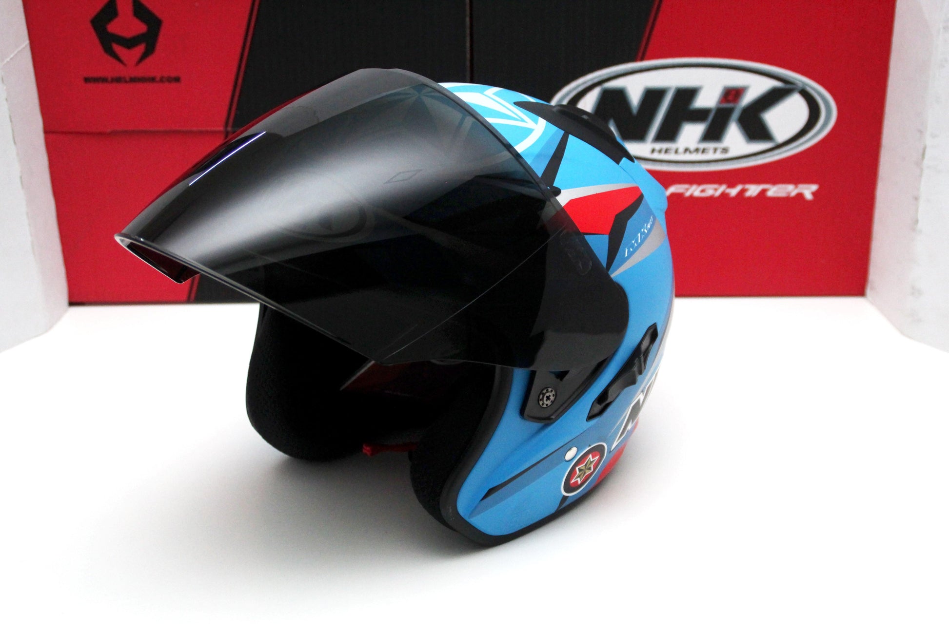 NHK R1 v2.0 Estrella Galicia (Blue Estrella Doft) - Durian Bikers