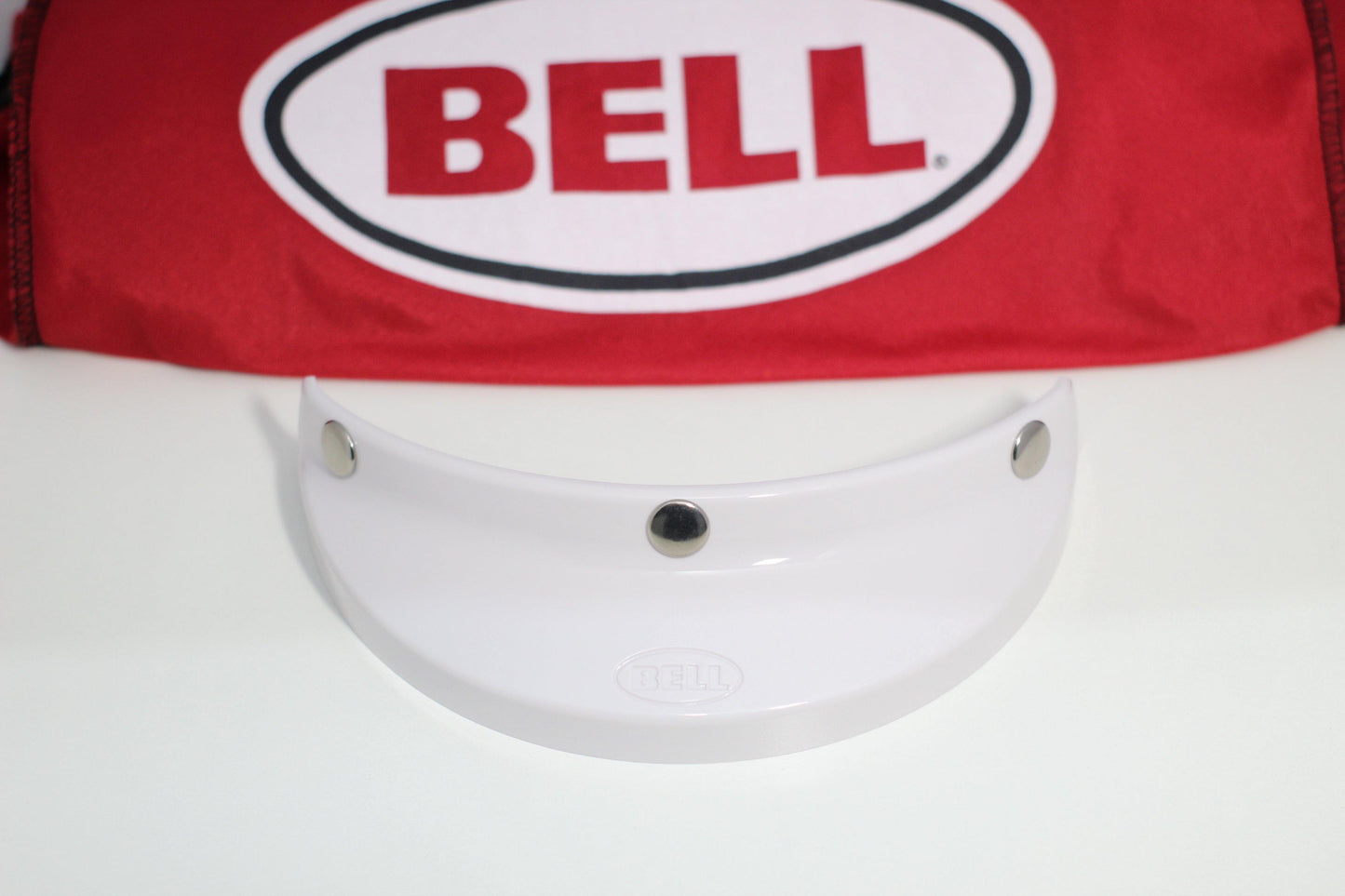 Bell PS-3 Snap Visor (Snap 520 White) - Durian Bikers