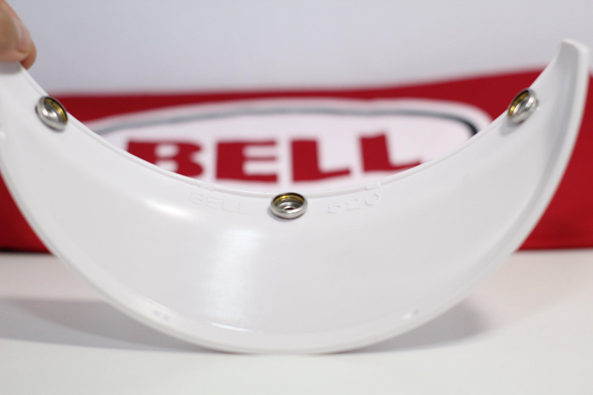 Bell PS-3 Snap Visor (Snap 520 White) - Durian Bikers