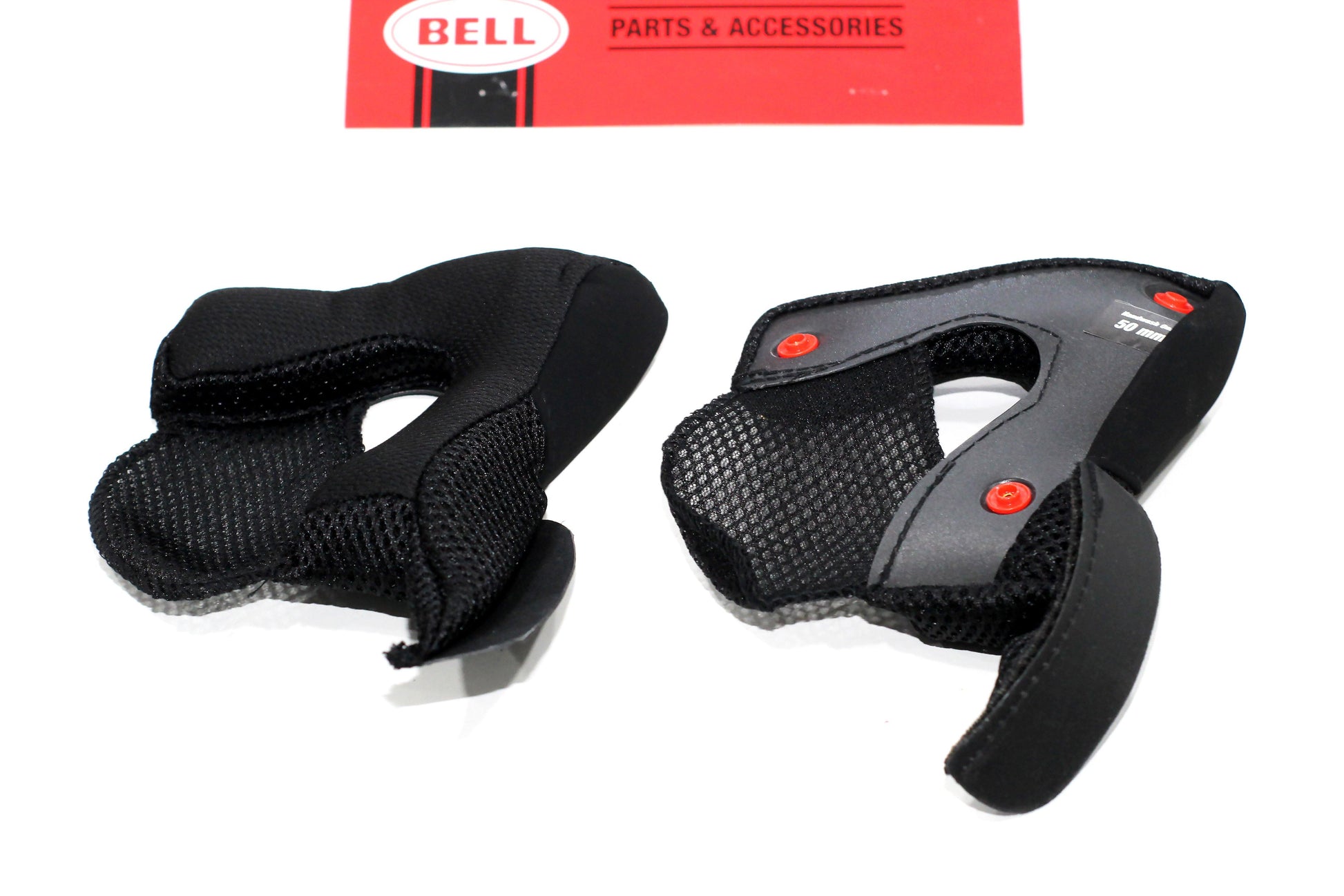 Bell Revolver Evo Cheekpads (Black) (50MM) - Durian Bikers