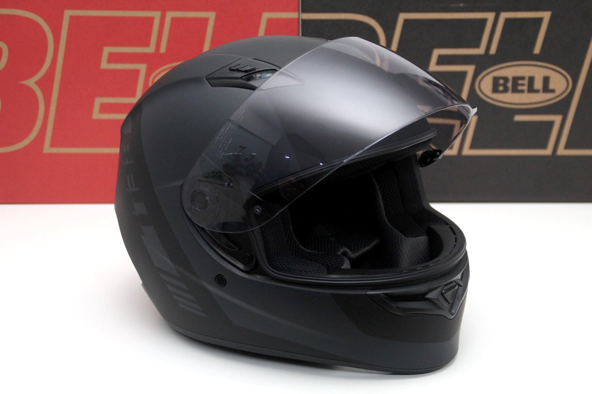 Bell Qualifier (Turnpike Matte Black/Grey) - Durian Bikers