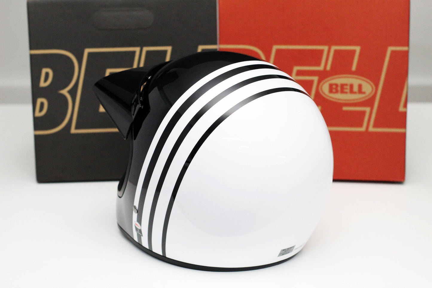 Bell Moto-3 (Reverb Gloss White/Black) - Durian Bikers