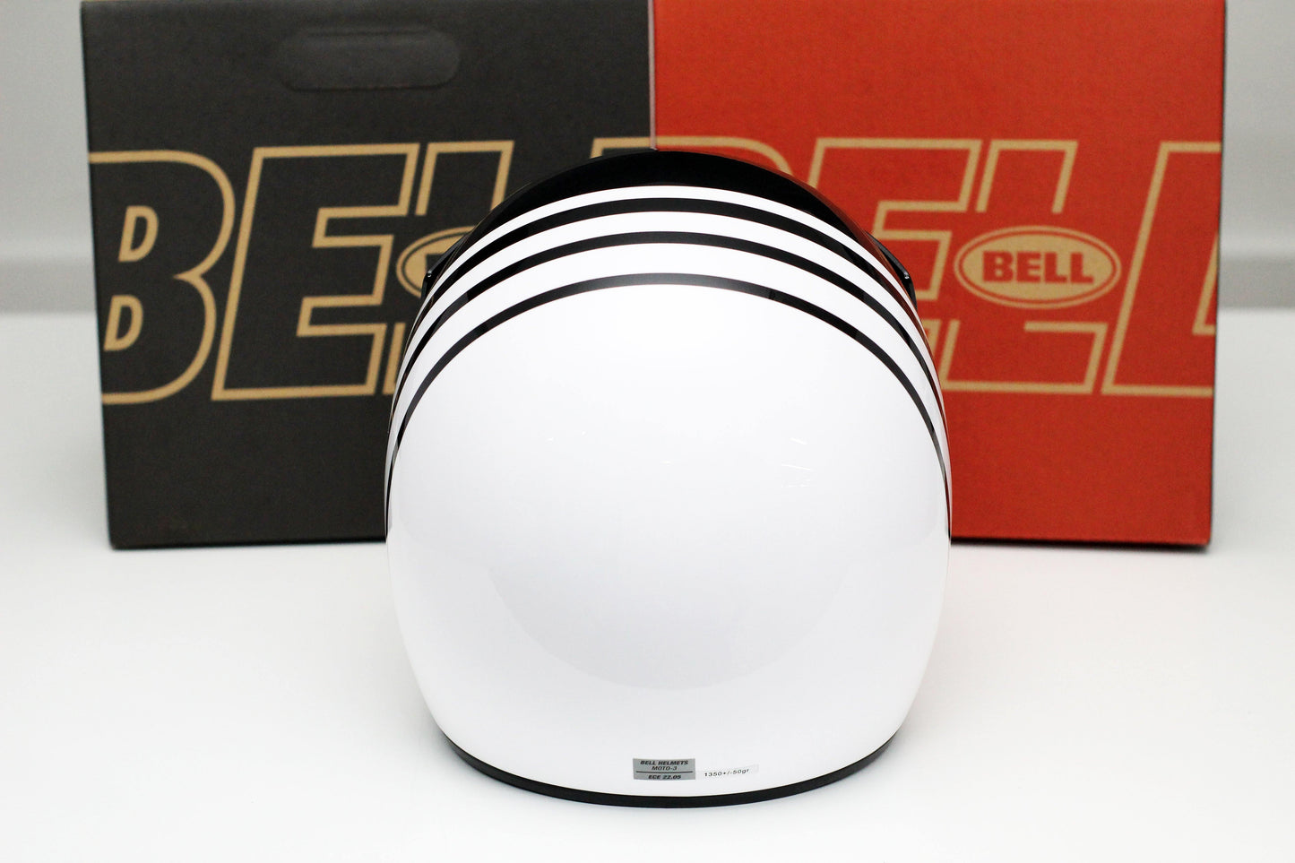 Bell Moto-3 (Reverb Gloss White/Black) - Durian Bikers